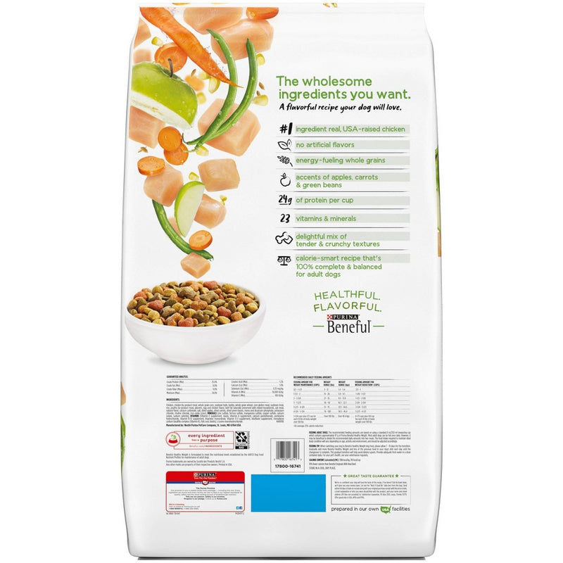 Purina Beneful Healthy Weight with Real Chicken Adult Dry Dog Food - 40lbs (LOCAL PICKUP ONLY)