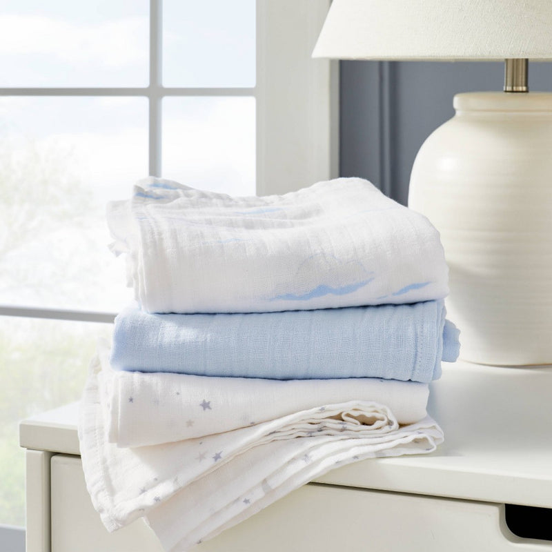 Muslin Swaddle Blankets 3pk - Cloud Island Clouds
