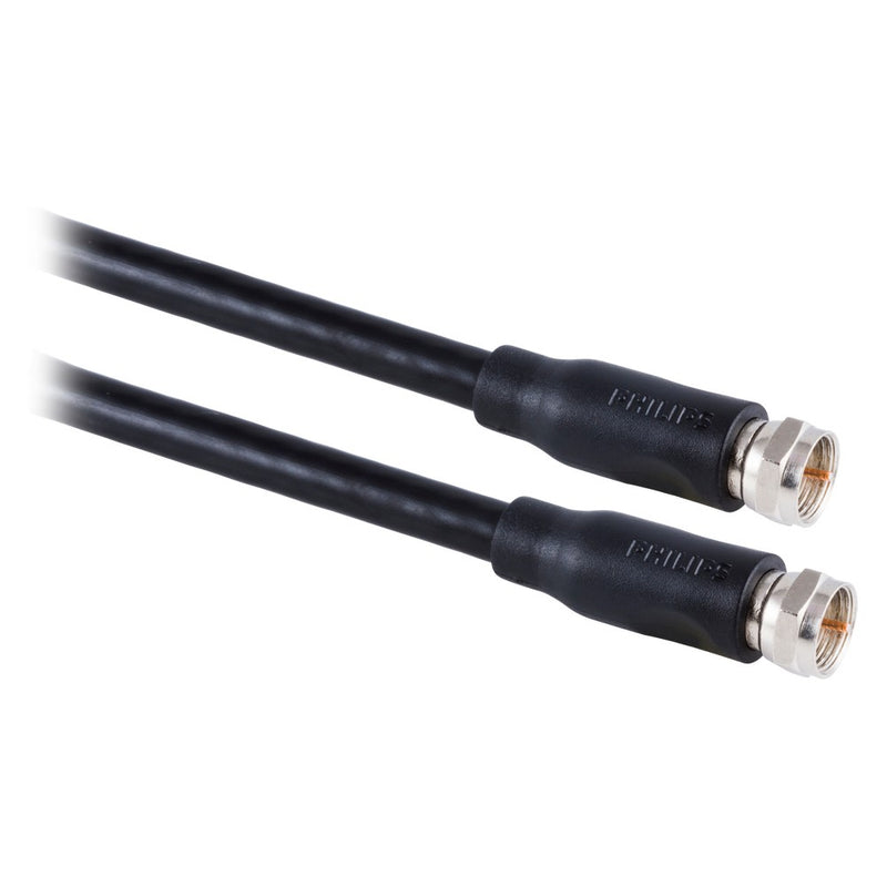 Philips 6' RG6 Coax Cable - Black