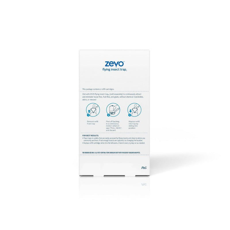 Zevo Flying Insect Trap Refill Cartridges - 2pk