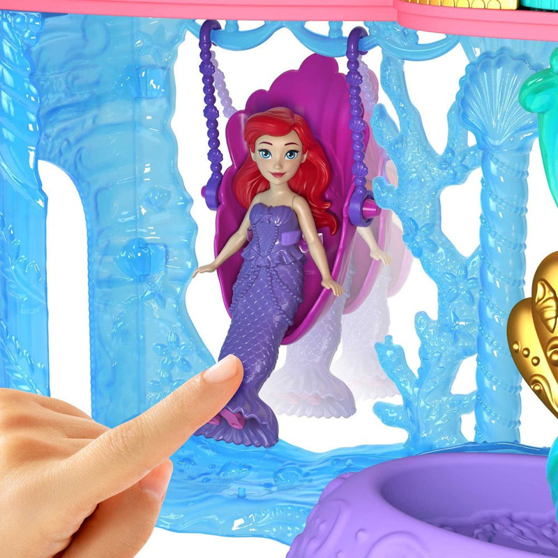 Disney Princess Ariel's Stacking Castle Doll House with Small Doll