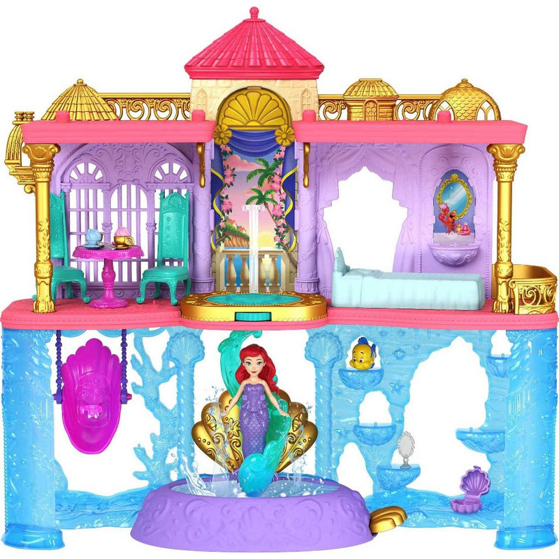 Disney Princess Ariel's Stacking Castle Doll House with Small Doll