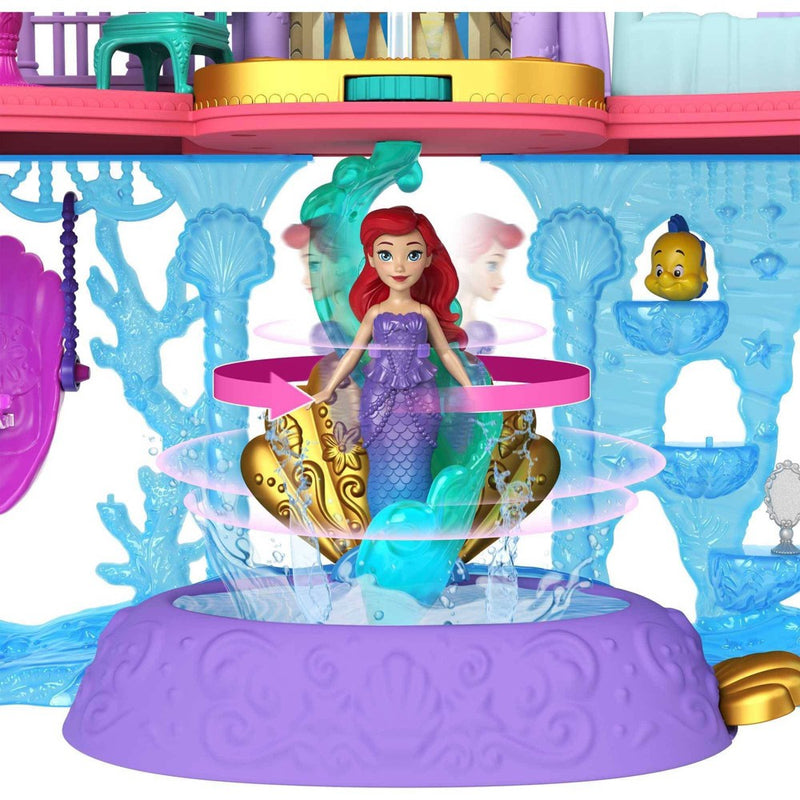 Disney Princess Ariel's Stacking Castle Doll House with Small Doll