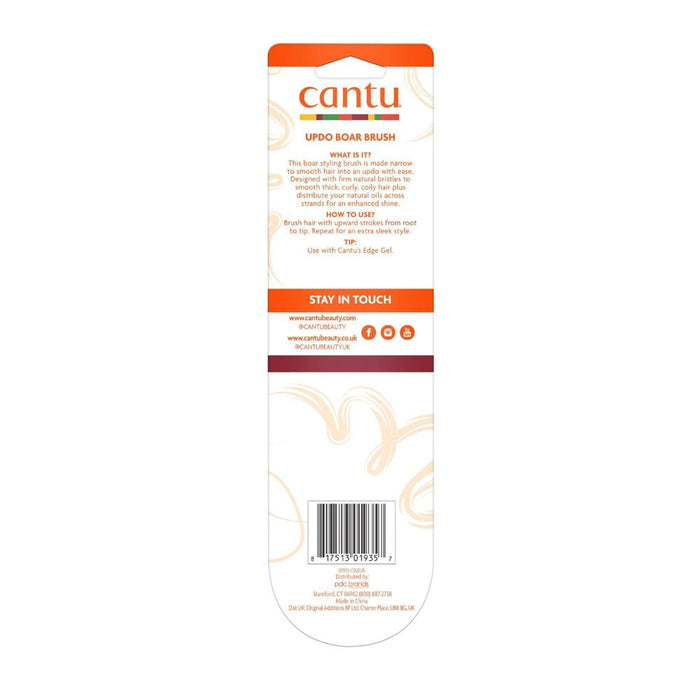 Cantu Narrow Wood Updo Bristle Hair Brush - 1ct
