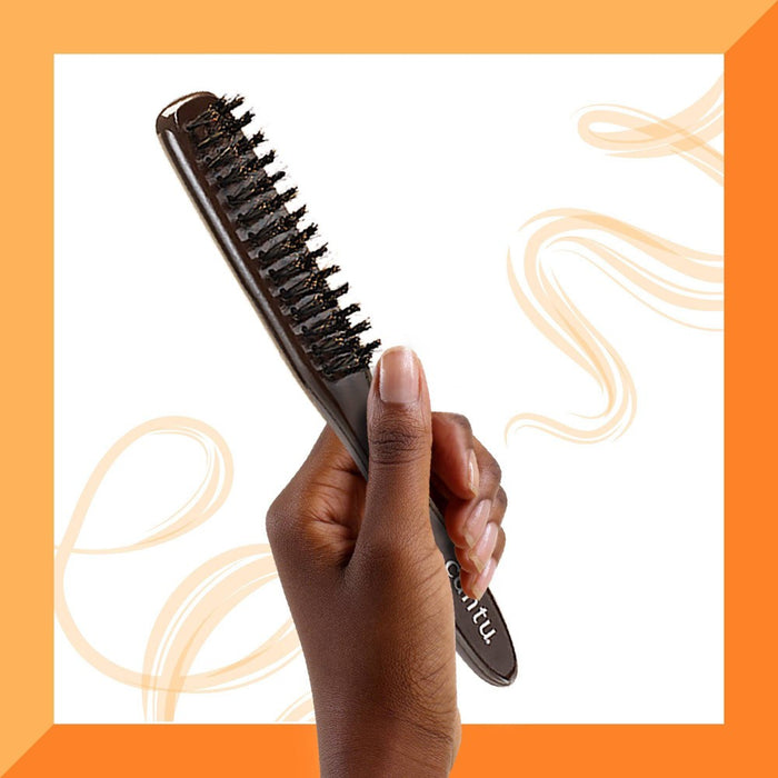 Cantu Narrow Wood Updo Bristle Hair Brush - 1ct