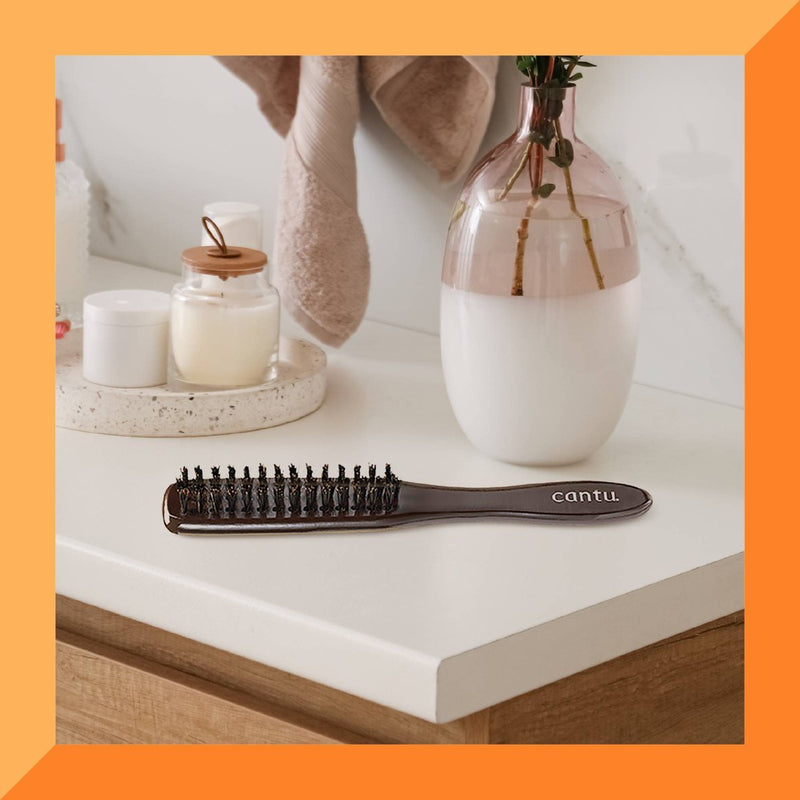 Cantu Narrow Wood Updo Bristle Hair Brush - 1ct