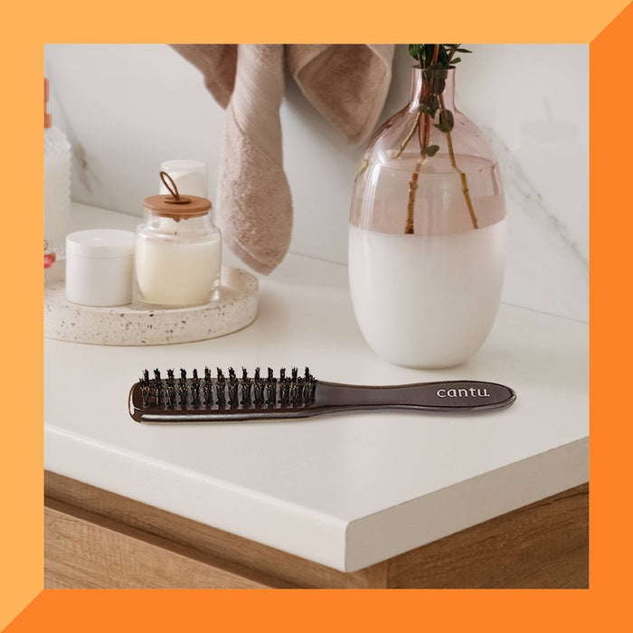 Cantu Narrow Wood Updo Bristle Hair Brush - 1ct