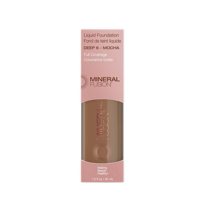 Mineral Fusion Age-Defying Liquid Foundation - Mocha - 1.0 fl oz