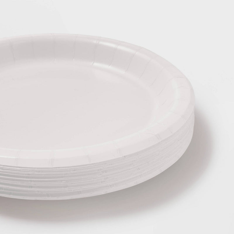 20ct Snack Plates White - Spritz
