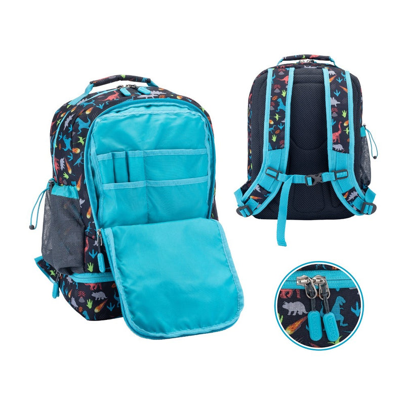 Bentgo Kids' 2-in-1 17" Backpack & Insulated Lunch Bag - Dino