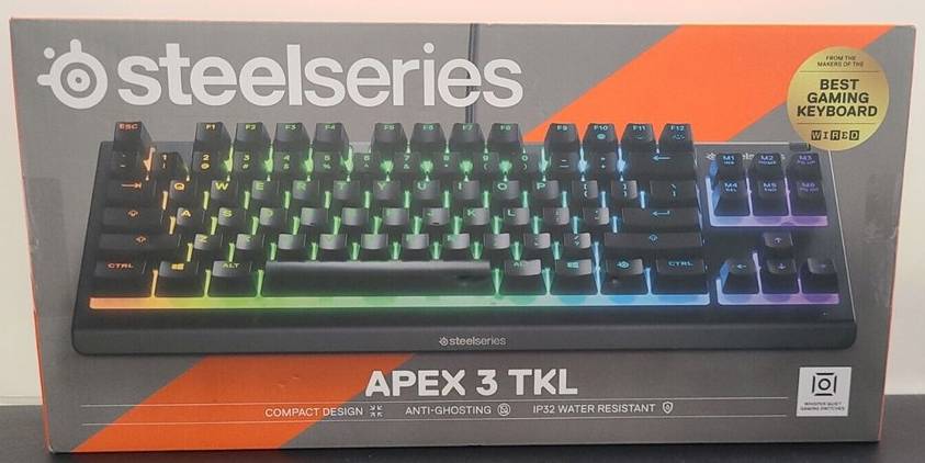 Steelseries Apex 3 TKL RGB Gaming Keyboard