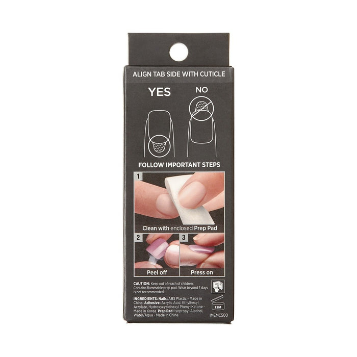 KISS Products Premium Medium Coffin Press-On Nails - Legacy - 33ct