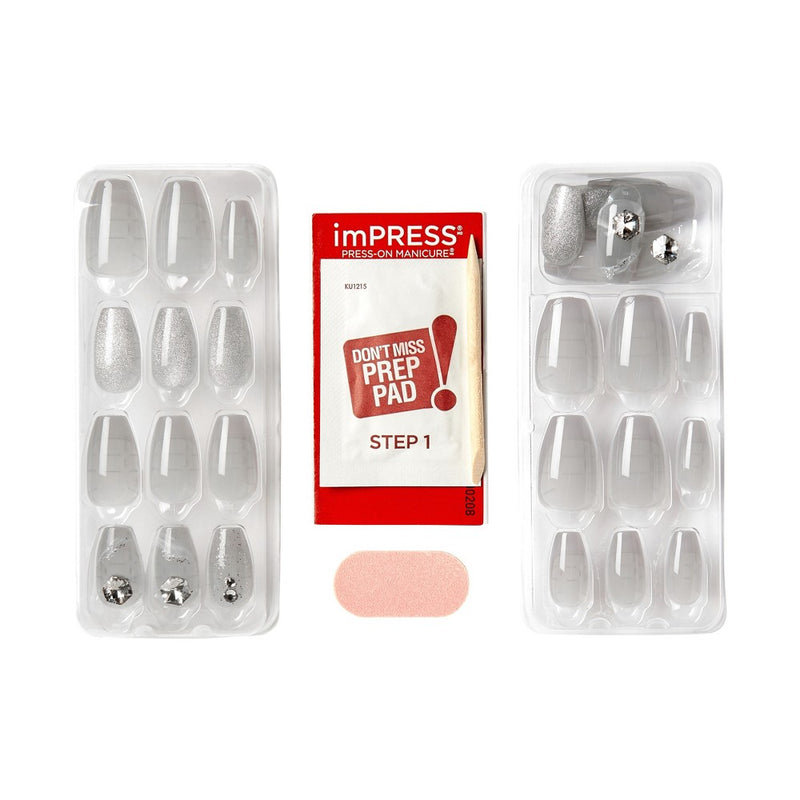 KISS Products Premium Medium Coffin Press-On Nails - Legacy - 33ct