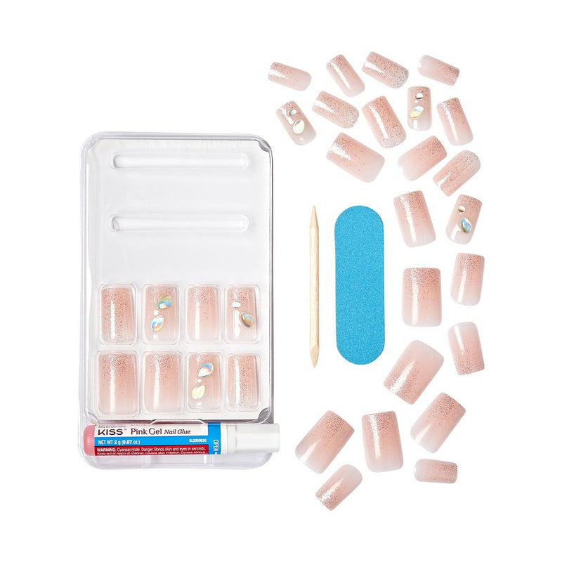 KISS Products Gel Fantasy Allure Fake Nails - Transformation - 31ct