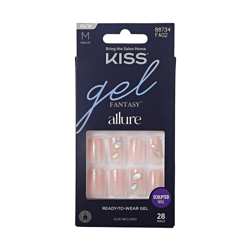 KISS Products Gel Fantasy Allure Fake Nails - Transformation - 31ct