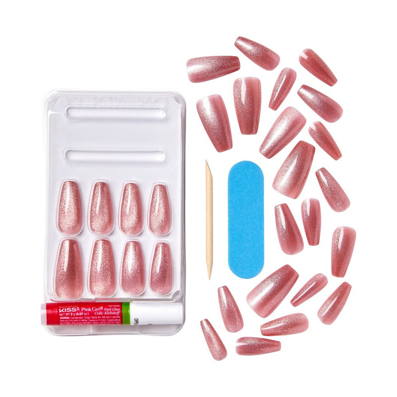 KISS Products Gel Fantasy Fake Nails - West Coast - 31ct