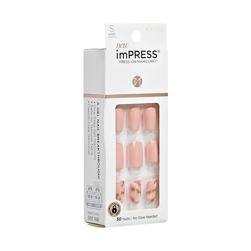 KISS Products Short Square Press-On Fake Nails - Kingdom - 33ct