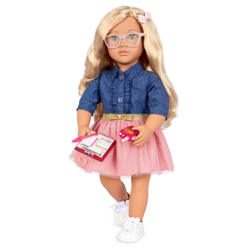 Our Generation Emily Posable 18" Party Planner Doll & Storybook