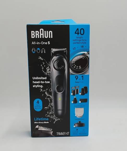 Braun All-in-One Series 5 AiO5490 Rechargeable 9-in-1 Body, Beard & Hair Trimmer