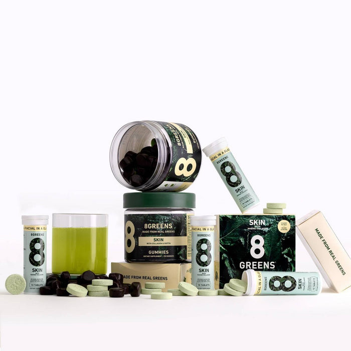 8Greens Skin Gummies with Collagen & Biotin Dietary Supplement - 50ct