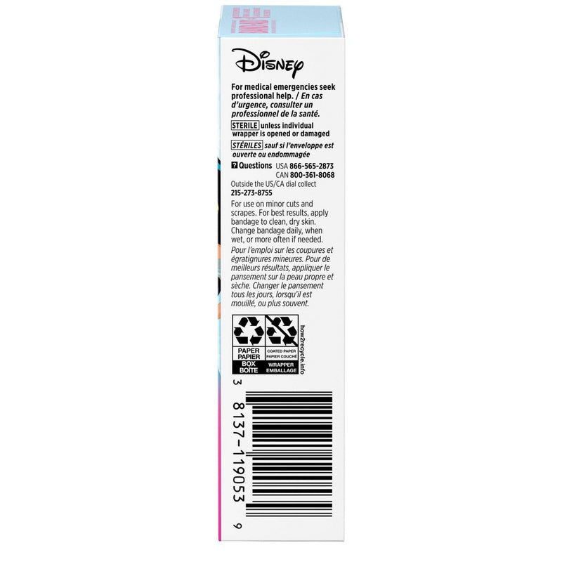Band-Aid Disney Princess Waterproof Bandages - 15ct