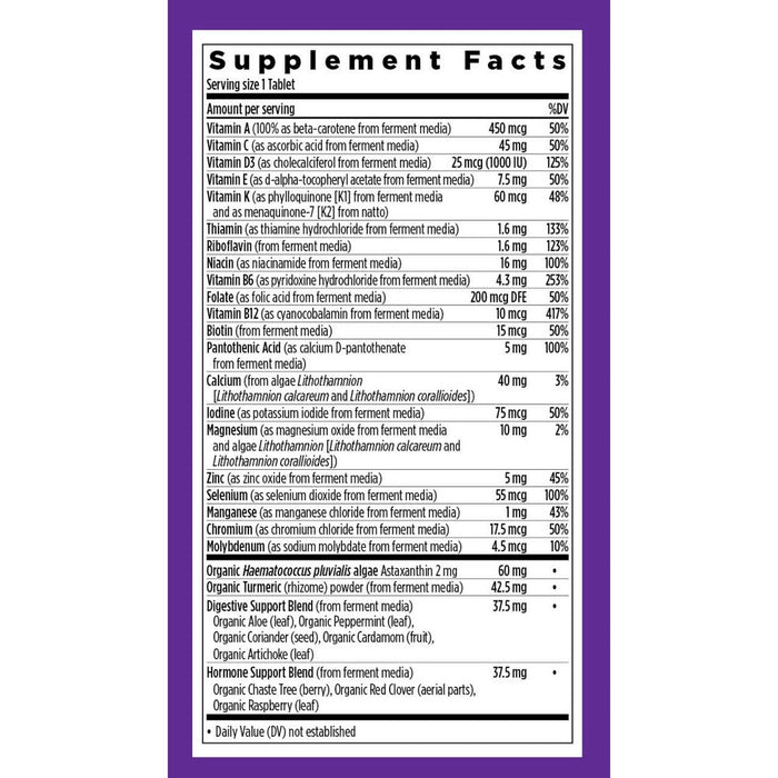 New Chapter Women's 50+ for Cellular Energy, Heart & Immune Support Multivitamin - 30ct