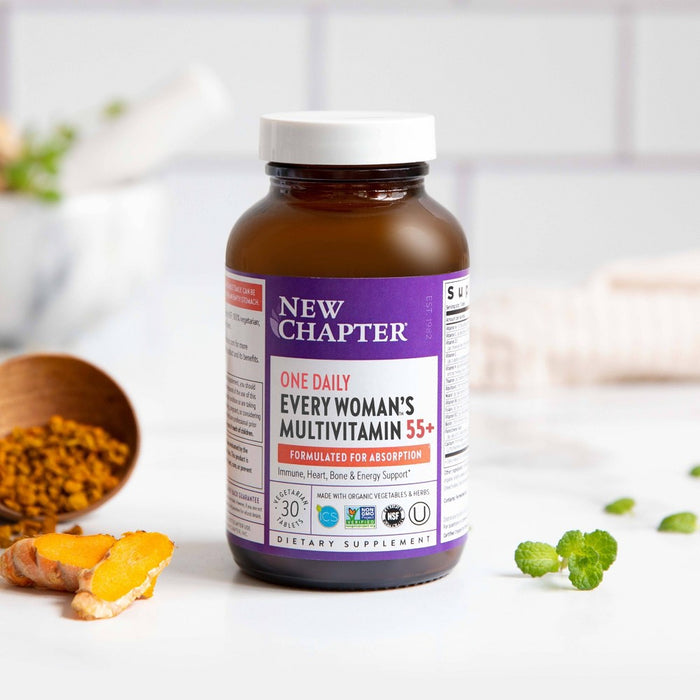 New Chapter Women's 50+ for Cellular Energy, Heart & Immune Support Multivitamin - 30ct