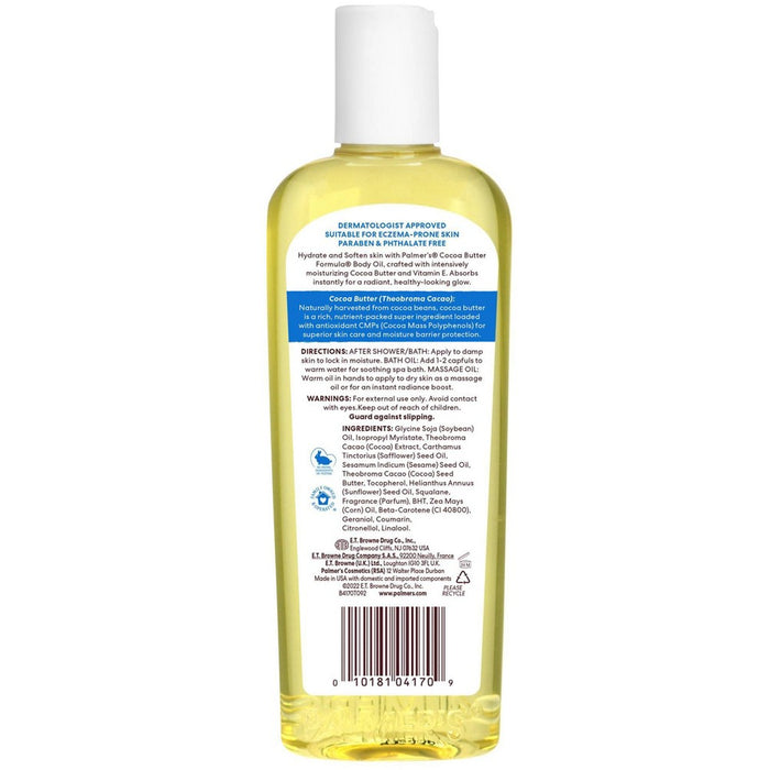 Palmers Cocoa Butter Formula Moisturizing Body Oil Cocoa & Shea - 8.5 fl oz