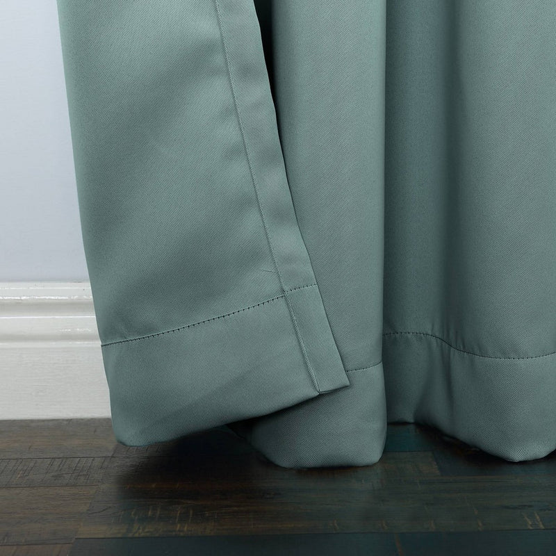 95"x54" Kenneth Energy Saving Blackout Grommet Top Curtain Panel Mineral - Sun Zero3