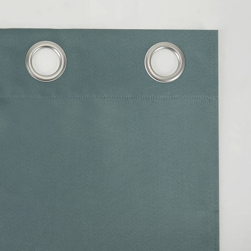 95"x54" Kenneth Energy Saving Blackout Grommet Top Curtain Panel Mineral - Sun Zero3
