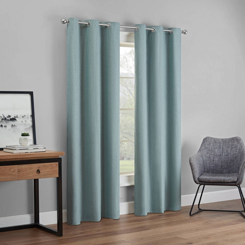 1pc 42"x95" Blackout Windsor Curtain Panel Jade - Eclipse