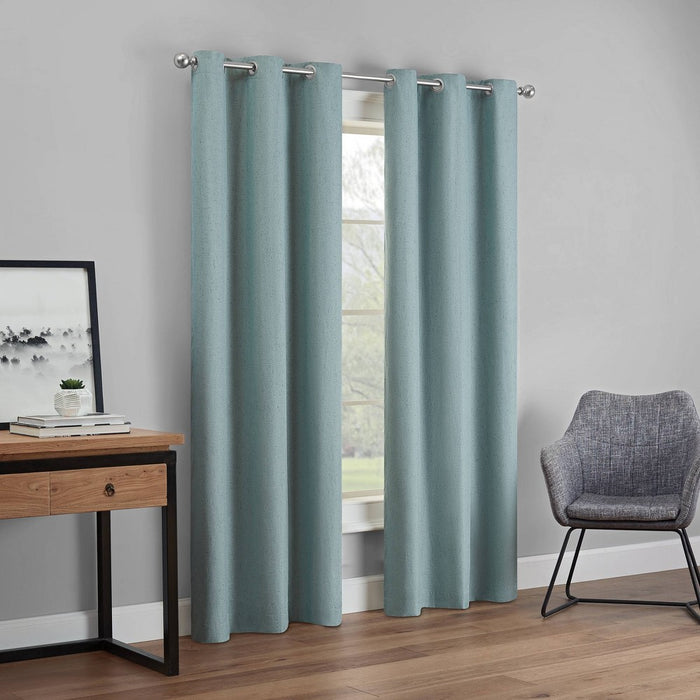 1pc 42"x95" Blackout Windsor Curtain Panel Jade - Eclipse