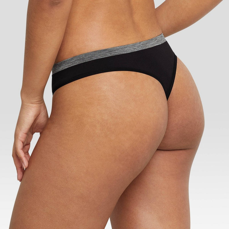 Hanes Women's 6pk Thong - Colors May Vary XL