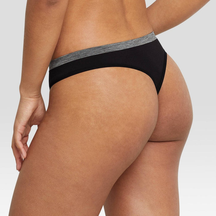 Hanes Women's 6pk Thong - Colors May Vary XL