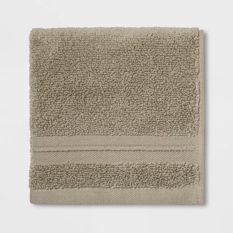 Spa Washcloth Taupe - Threshold Signature