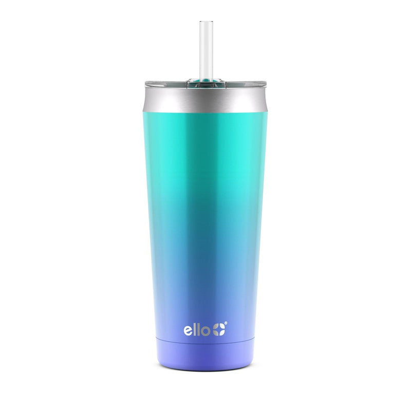 Ello Beacon 24oz Stainless Steel Tumbler - Mint/Blue Fade