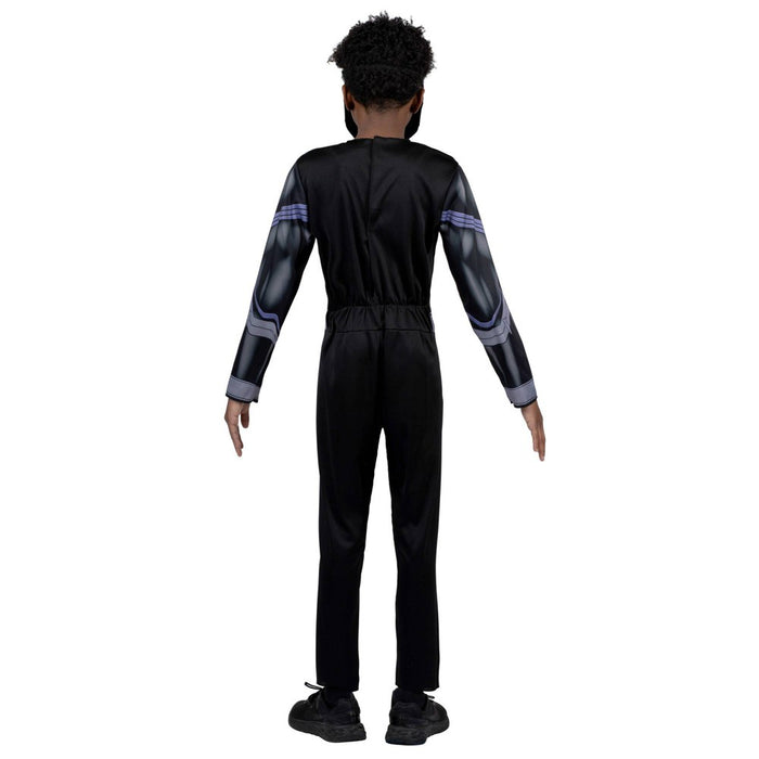 Kids' Black Panther Halloween Costume Jumpsuit with Mask L
