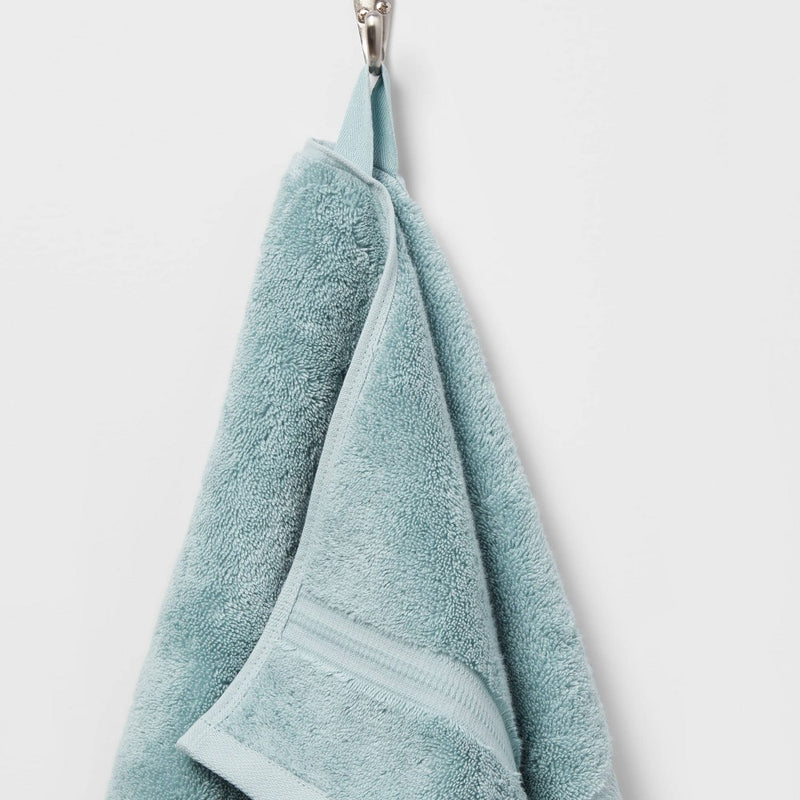 Antimicrobial Hand Towel Aqua - Threshold