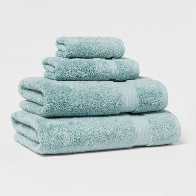 Antimicrobial Hand Towel Aqua - Threshold