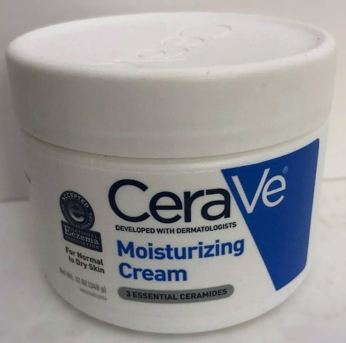 CeraVe Moisturizing Cream, Body and Face Moisturizer -Unscented - 12oz