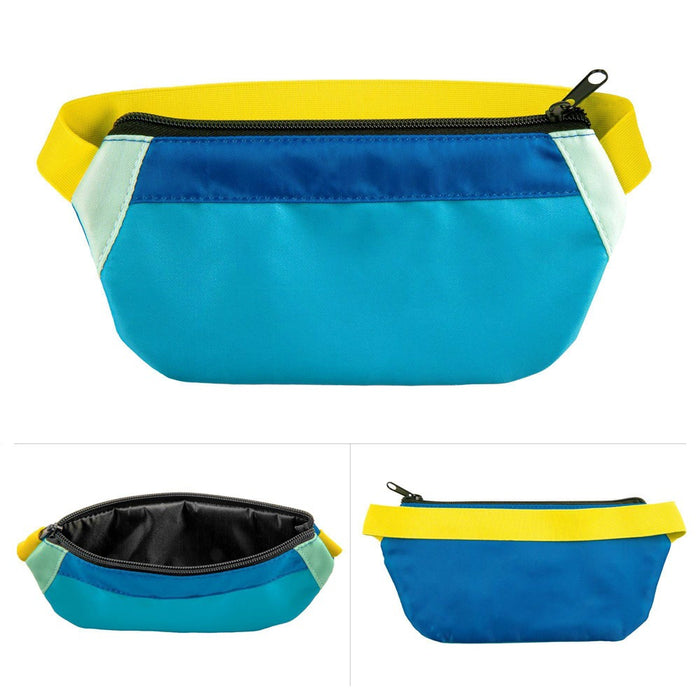 Fashion Angels Nylon Fanny Pack Elastic Pencil Pouch Turquoise