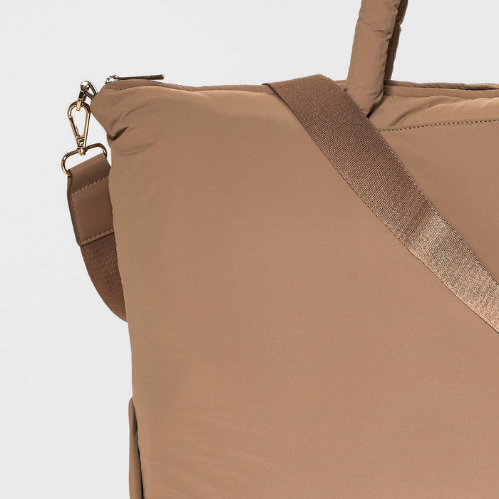 Athleisure Soft Puff Weekender Bag - A New Day Brown
