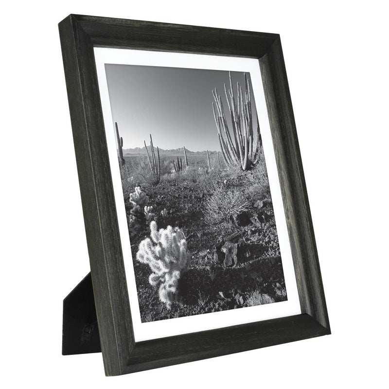 10.375" x 12.375" Matted to 8" x 10" Basic Foundational Frame Black - Threshold
