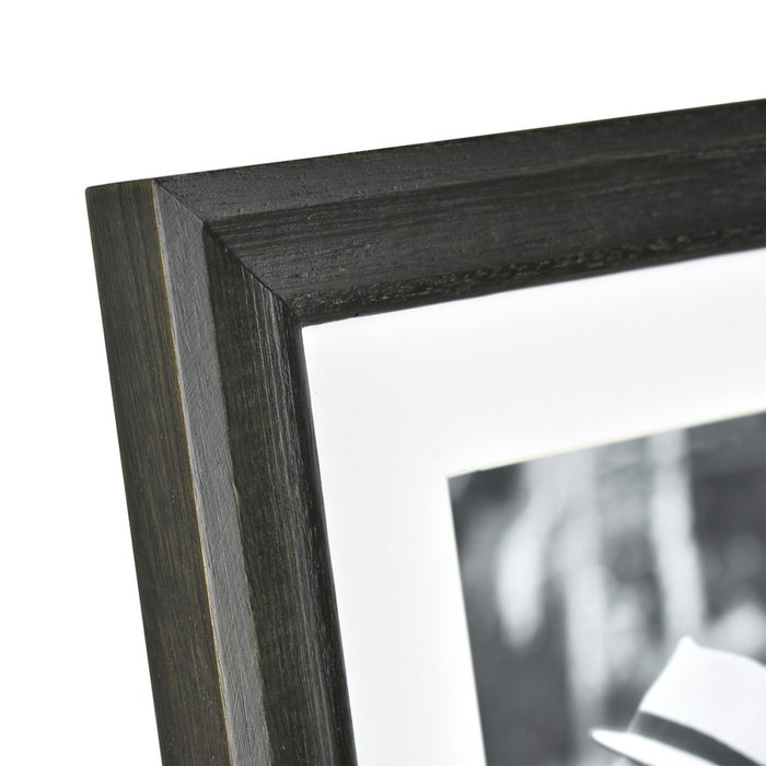 10.375" x 12.375" Matted to 8" x 10" Basic Foundational Frame Black - Threshold