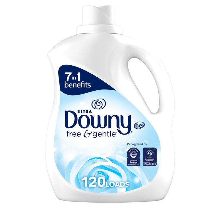 Downy Ultra Free & Gentle Liquid Fabric Conditioner - Unscented - 88 fl oz