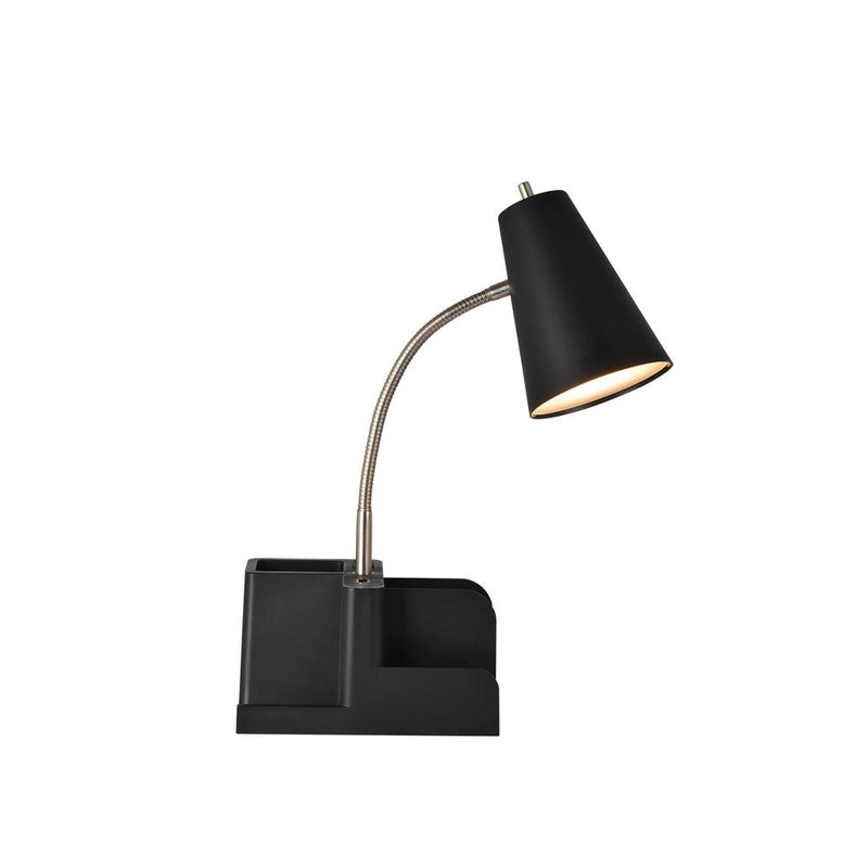 Organizer Task Lamp Black (Includes LED Light Bulb) - Room Essentials
