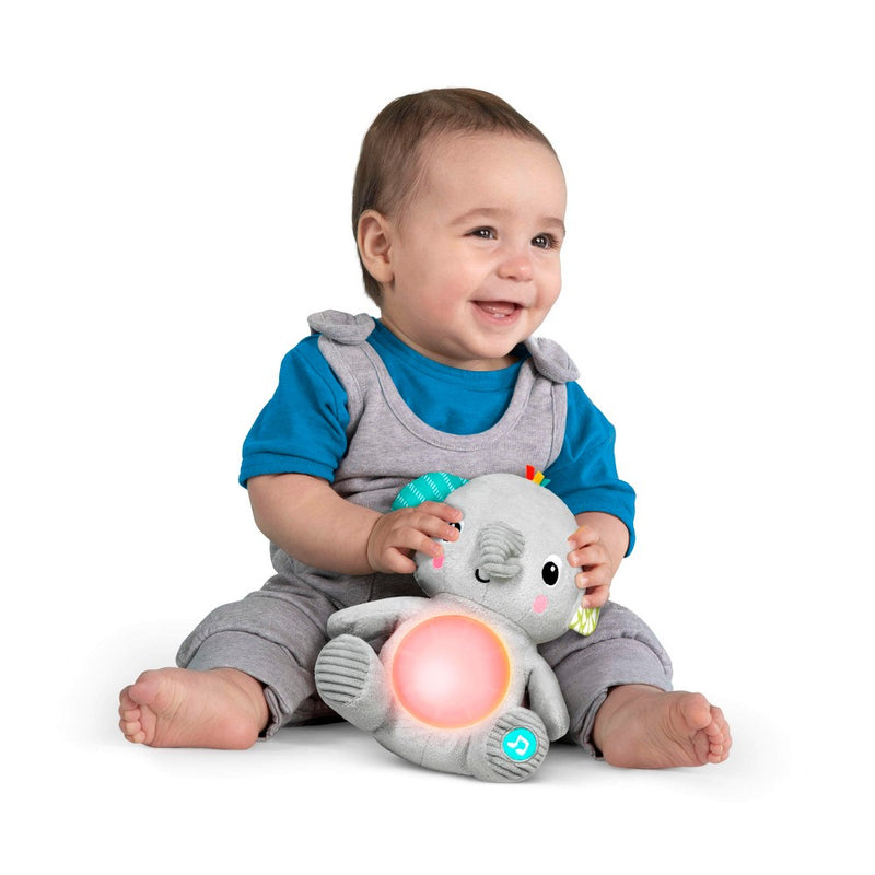 Bright Starts Hug-a-Bye Baby Elephant Stuffed Animal & Soft Toy Soother