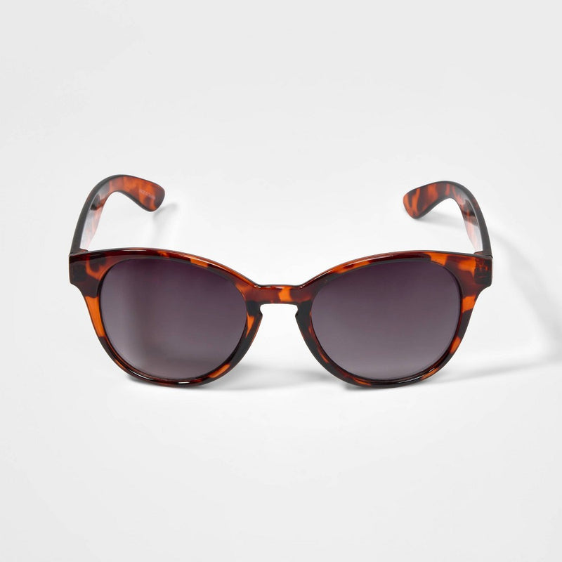 Girls' Tort Cateye Round Sunglasses - art class Brown
