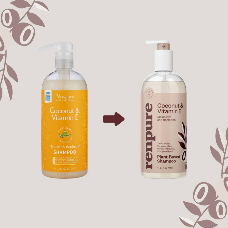 Renpure Coconut & Vitamin E Shampoo - 24 fl oz
