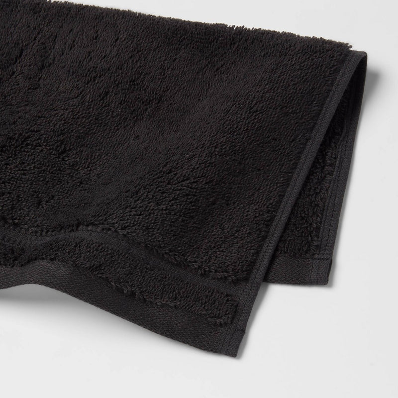 Antimicrobial Washcloth Black - Threshold